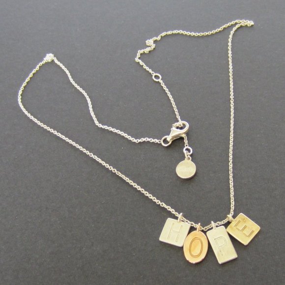 Stella & Dot sterling silver Hope Necklace - Picture 1 of 7